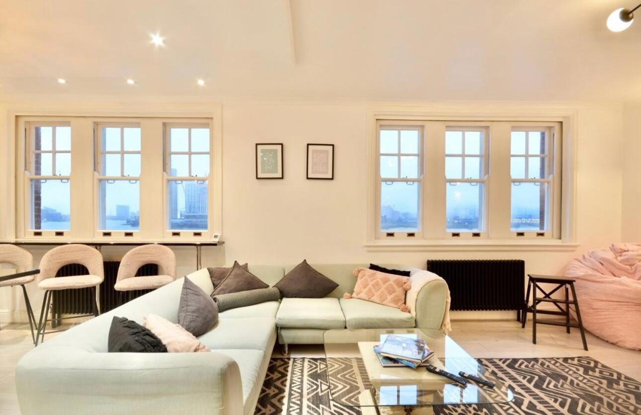 3 X Bedroom Riverside Flat With Hot Tub On Roof Terrace Londres Exterior foto
