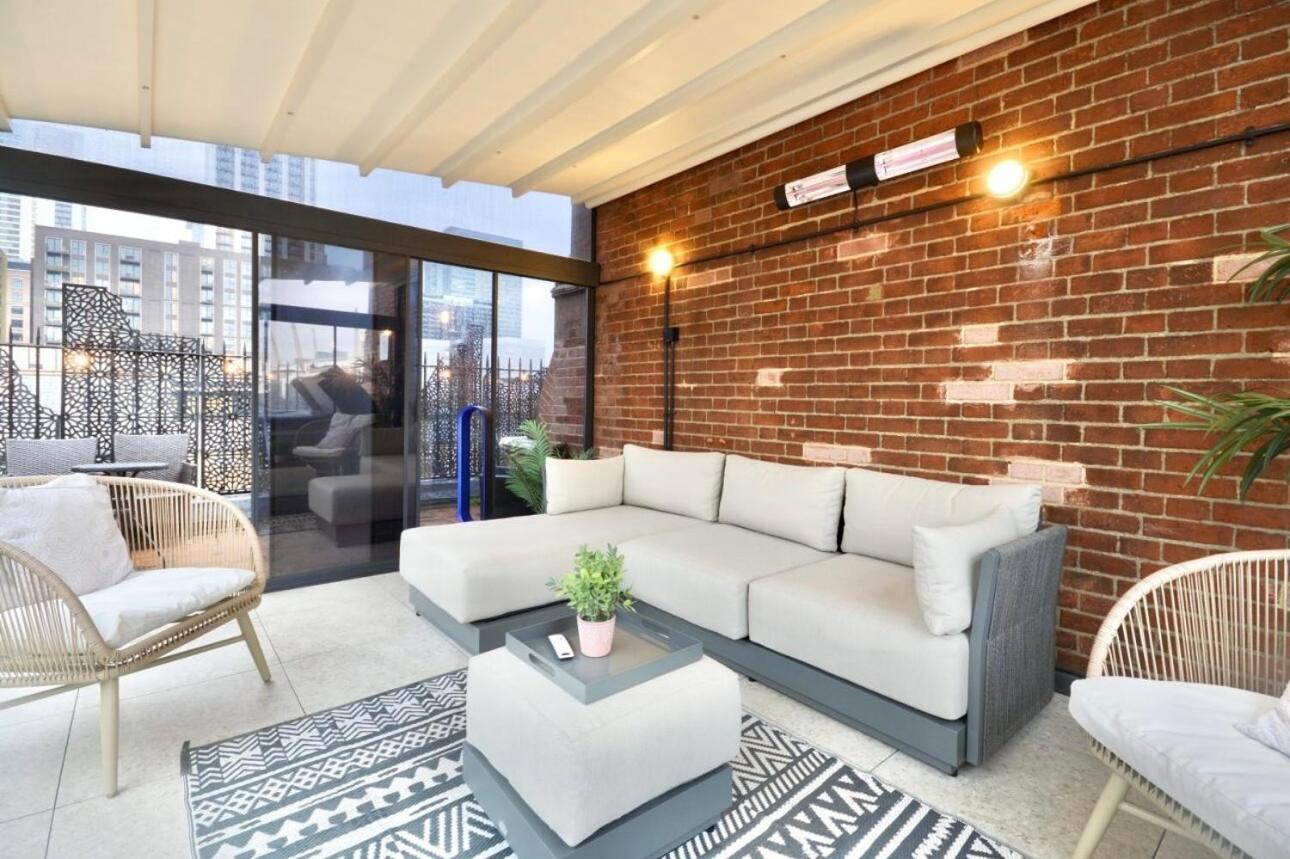 3 X Bedroom Riverside Flat With Hot Tub On Roof Terrace Londres Exterior foto